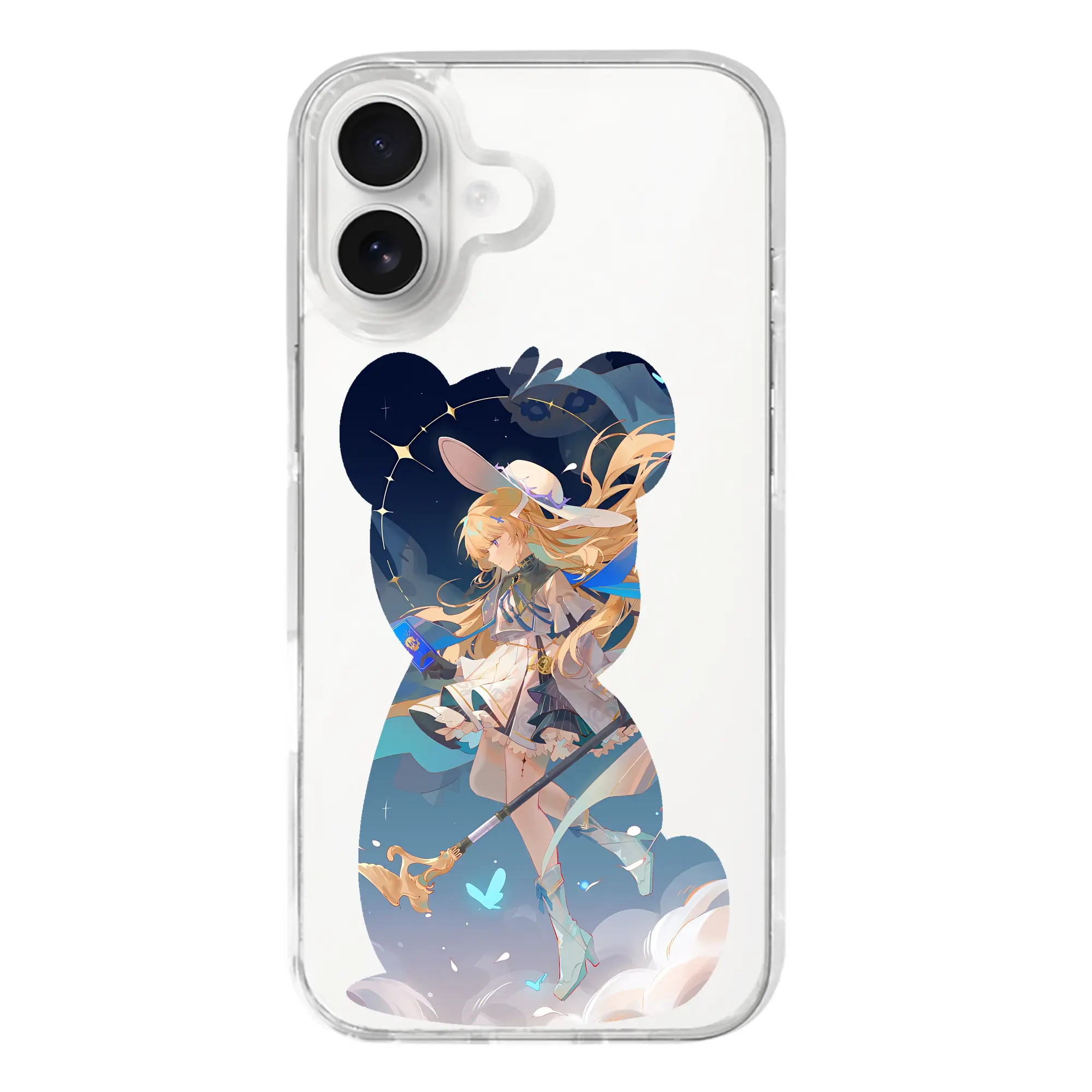 鳴潮 グッズ フィービー - iPhone 17シリーズ 透明スマホケース – 薄型・耐衝撃・精密フィット保護カバー